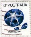 Sellos de Oceania - Australia -  star sapphire 18