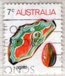 Sellos de Oceania - Australia -  agate 20