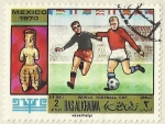 Stamps : Asia : United_Arab_Emirates :  WORLD FOOBALL CUP MEXICO 1970