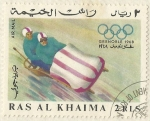 Stamps United Arab Emirates -  GRENOBLE 1968