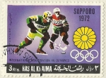 Stamps : Asia : United_Arab_Emirates :  SAPPORO 1972 INTERNATIONAL COOPERATION IN OLYMPICS