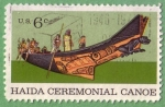 Sellos del Mundo : America : Estados_Unidos : Haida Ceremonial Canoe