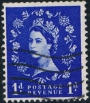 Stamps United Kingdom -  ISABEL II 1952-54 Y&T Nº 263
