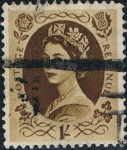 Stamps United Kingdom -  ISABEL II 1952-54 Y&T Nº 276