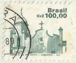 Stamps Brazil -  IGLESIA N. SRA. DAS DOPKS - CAMPANHA  - MG