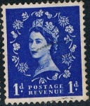 Stamps United Kingdom -  ISABEL II 1955-57 Y&T Nº 288