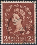 Stamps United Kingdom -  ISABEL II 1955-57 Y&T Nº 290A