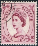 Sellos de Europa - Reino Unido -  ISABEL II 1955-57 Y&T Nº 294