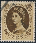 Stamps United Kingdom -  ISABEL II 1955-57 Y&T Nº 299