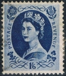 Stamps United Kingdom -  ISABEL II 1955-57 Y&T Nº 301