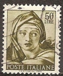Stamps : Europe : Italy :  Obras de Miguel Ángel Buonarotti (pintor).