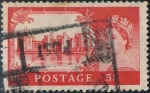 Stamps United Kingdom -  ISABEL II Y CASTILLO DE CARNARVON (PAIS DE GALES). GRABADO NORMAL. Y&T Nº 352A