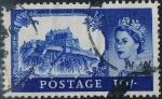 Stamps United Kingdom -  ISABEL II Y CASTILLO DE EDIMBURGO (ESCOCIA). GRABADO NORMAL. Y&T Nº 353A