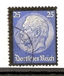 Stamps Germany -  Muerte de Hindenburg.