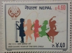 Stamps : Asia : Nepal :  saarc year of the girl child 1990