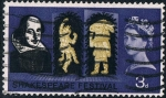 Stamps United Kingdom -  4º CENT. DEL NACIMIENTO DE WILLIAM SHAKESPEARE. Y&T Nº 382