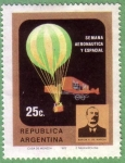 Stamps : America : Argentina :  Semana Aeronautica y Espacial