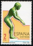 Stamps Spain -  2769- Juegos Olímpicos. Los Ángeles.Saltador de natación.