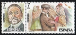 Stamps Spain -  2764/65-  Maestros de la Zarzuela. sello doble.