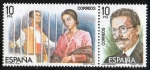 Stamps Spain -  2766/67-  Maestros de la Zarzuela. sello doble.