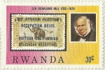 Stamps : Africa : Rwanda :  SIR ROWLAND HILL 1785 - 1879