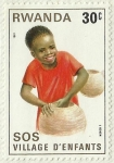 Stamps Rwanda -  SOS VILLAGE D'ENFANTS