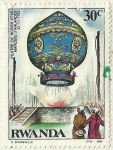 Stamps Rwanda -  PILATRE DE ROZIER ETLE MARQUIS D'ARLANDES 21 - 11 - 1783