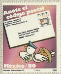 Stamps : America : Mexico :  ANOTE EL CODIGO POSTAL
