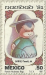 Stamps Mexico -  NAVIDAD 1981