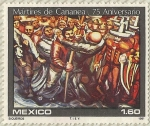Stamps Mexico -  MARTIRES DE CANANEA. 75 ANIVERSARIO