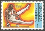 Stamps Grenada -  171 - Olimpiadas de Montreal, gimnasia