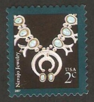 Stamps United States -  Alhaja de la tribu Navajo