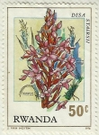 Stamps Rwanda -  ORQUIDEA ( DISA STAIRSII )