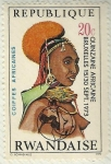 Stamps Rwanda -  QUINCENA AFRICANA EN BRUSELAS 15/30 SEPT. 1973