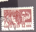 Stamps Russia -  Soldador