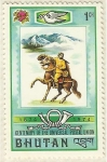 Stamps Bhutan -  CENTENARIO DE LA UNION POSTAL UNIVERSAL