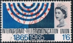 Stamps United Kingdom -  CENT. DE LA UNIÓN INTERNACIONAL DE TELECOMUNICACIONES. Y&T Nº 420