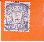 Stamps Poland -  Ciudad Libre de DANZIG - escudo