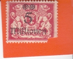 Stamps Poland -  Ciudad Libre de DANZIG - escudo y leones