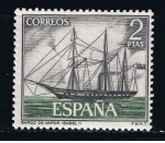 Stamps Spain -  Edifil  1607  Homenaje a la Marina Española.  