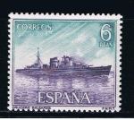Stamps Spain -  Edifil  1611  Homenaje a la Marina Española.  