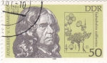Stamps Germany -  Adelbert v.Chamisso 1781-1828 Botánico