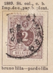 Sellos de Europa - B�lgica -  Edicion 1889