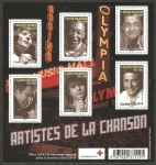 Sellos del Mundo : Europa : Francia : 4605 a 4610 - Artistas de la canción francesa