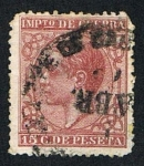 Stamps Spain -  ALFONSO XII-IMPUESTO DE GUERRA