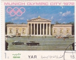 Stamps Yemen -  MUNICH OLYMPIC CITY 1972