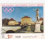 Stamps Yemen -  MUNICH OLYMPIC CITY 1972