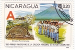 Sellos de America - Nicaragua -  1980-Primer Aniversario de la Cruzada Nacional de Alfabetización