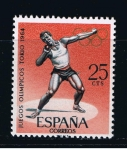 Stamps Spain -  Edifil  1617  Juegos Olímpicos de Innsbruck y Tokio.  