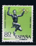 Stamps Spain -  Edifil  1618  Juegos Olímpicos de Innsbruck y Tokio.  